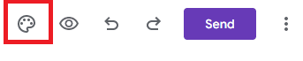 Image accompanying: Google Forms custom theme