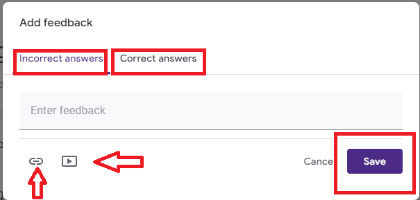 Image accompanying: Step 4: Add a feedback message for correct and incorrect answers