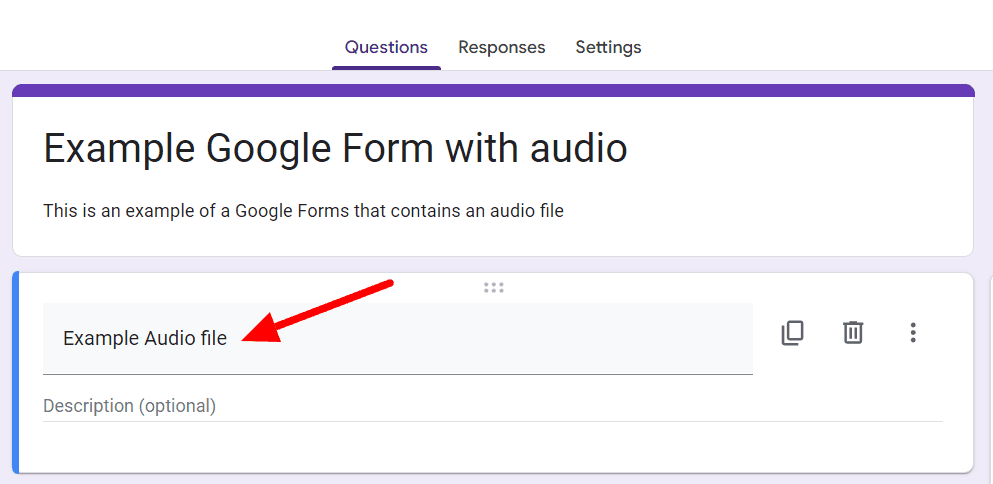 Image accompanying: Step 3: Create a title and description