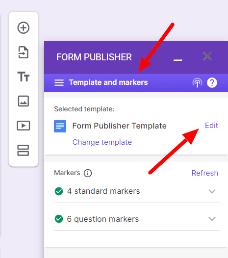 Image accompanying: Step 5: Use Form Publisher to customize response documents