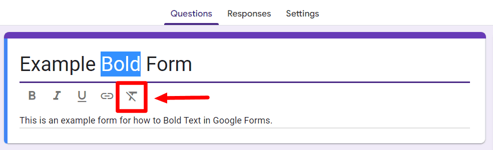 Image accompanying: Step 4: Click the “Bold” option