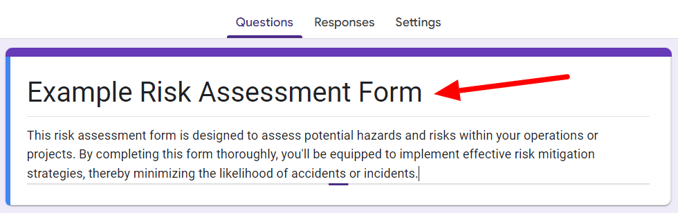Image accompanying: Step 1: Create a new Google Form