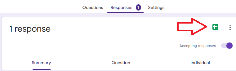 Image accompanying: Step 3: Click the Google Sheets icon