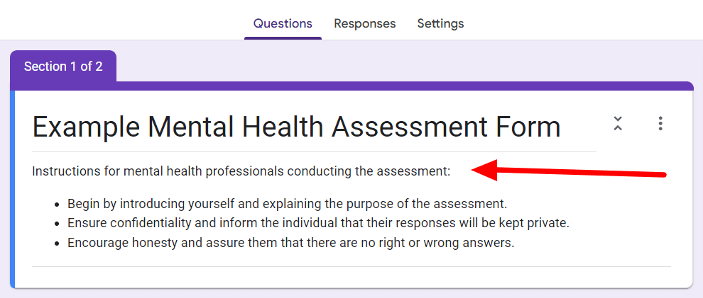 Image accompanying: Step 1: Create a new Google Form