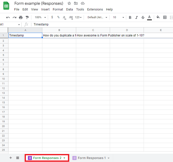 Image accompanying: Step 5: Send out your duplicated form to respondents