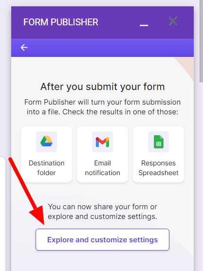Image accompanying: Step 2: Enable approval workflow in Google Forms