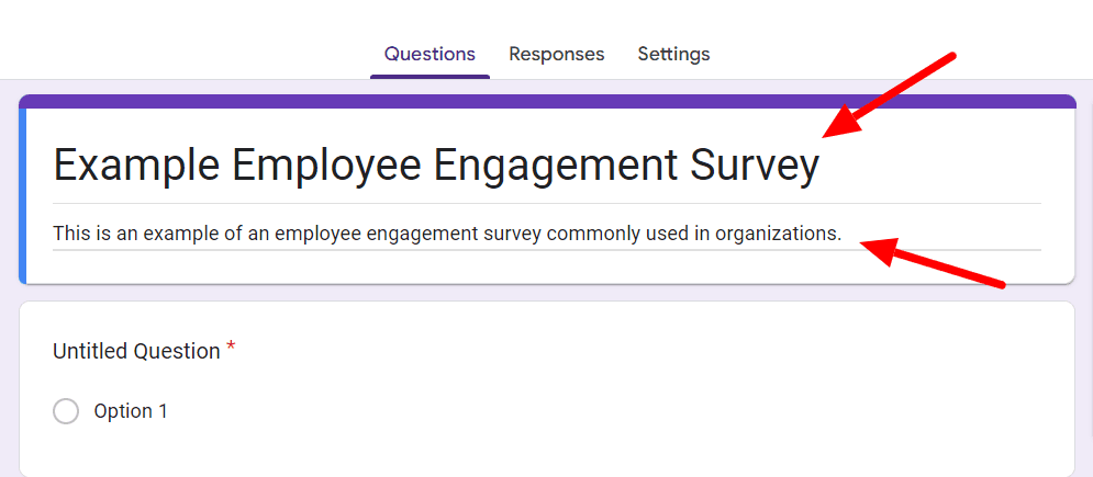 Image accompanying: Step 1: Make a new Google Form