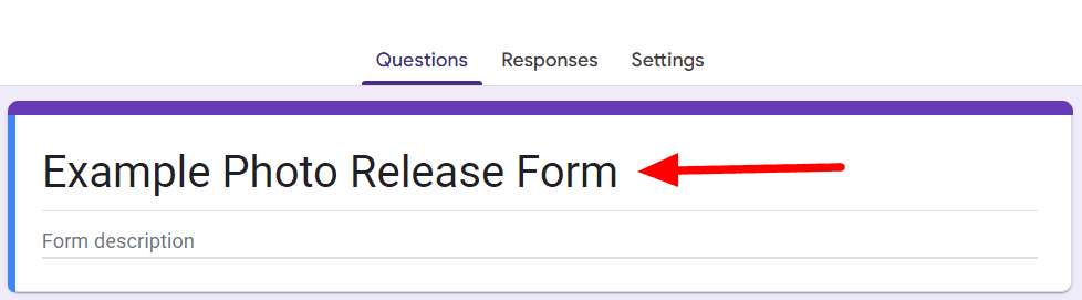 Image accompanying: Step 1: Create a new Google Form