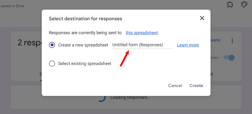 Image accompanying: Choose a response destination