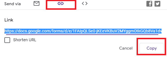 Image accompanying: Step 2: Copy the URL