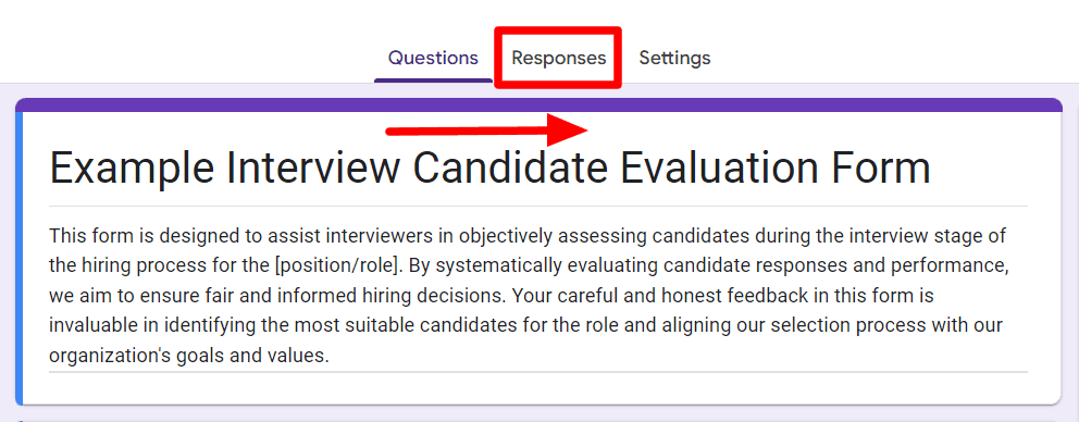 Image accompanying: Step 5: Connect form to a Google Sheet for later analysis