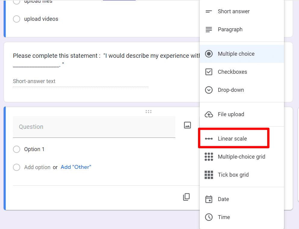 Image accompanying: You can also ask respondents to rate or rank