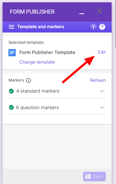 Image accompanying: Step 3: Add relevant markers to your template
