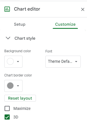Image accompanying: Step 4: How to customize and edit a pie chart on Google docs