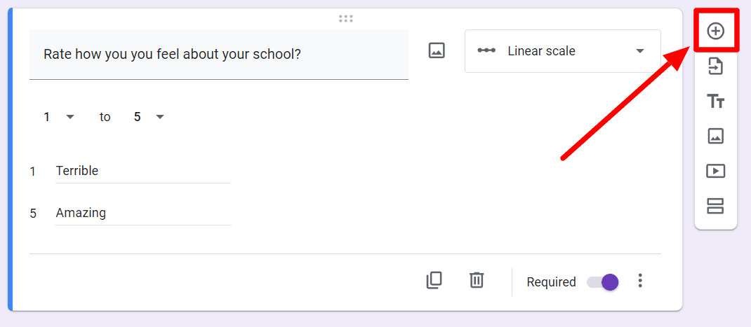 Image accompanying: Step 3: Ask them to rate how they feel about school