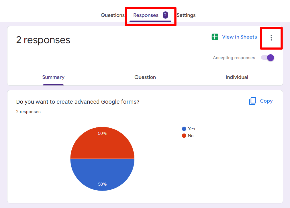 Image accompanying: Choose a response destination