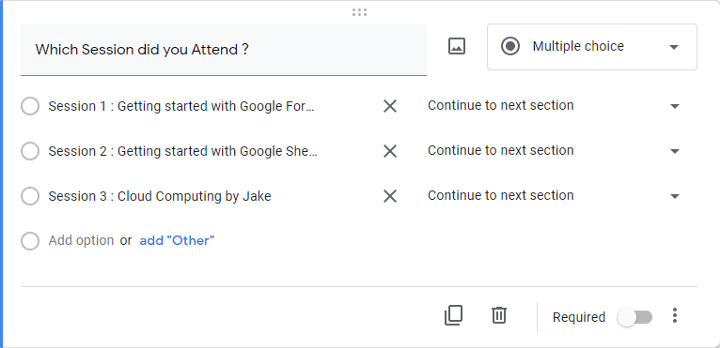 Image accompanying: Step 3: How to Use the Branching Questions Feature in Google Forms