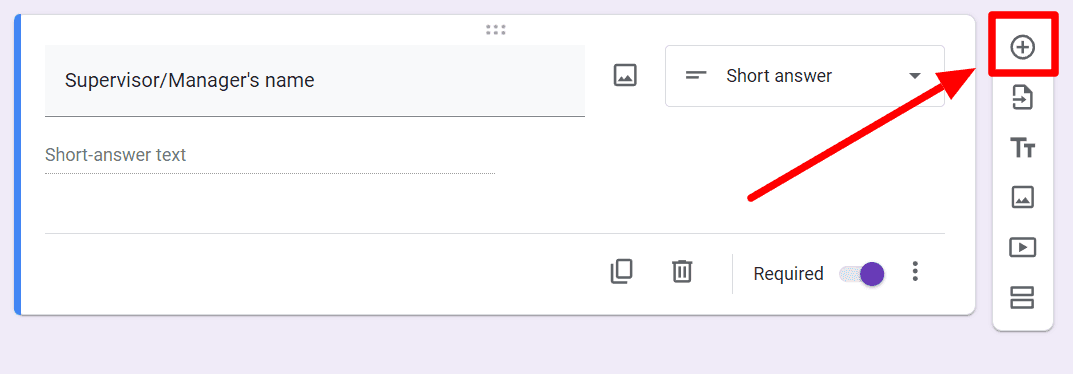 Image accompanying: Step 3: Include field for supervisor details