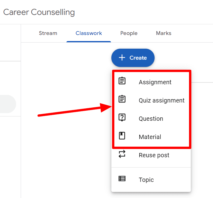 Image accompanying: Step 1: Create a new Google Form