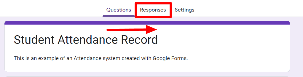 Image accompanying: Step 4: Connect the form with a Google Sheet