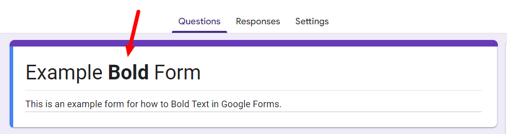 Image accompanying: Step 4: Click the “Bold” option