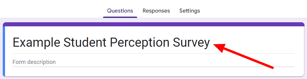 Image accompanying: Step 1: Create an anonymous Google Form