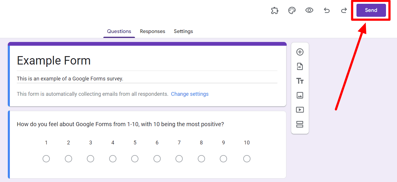 Image accompanying: Step 2: Click “Send”