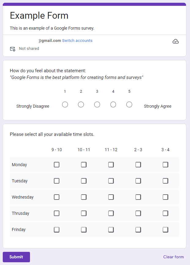 Image accompanying: Step 5: Preview your form and check some settings