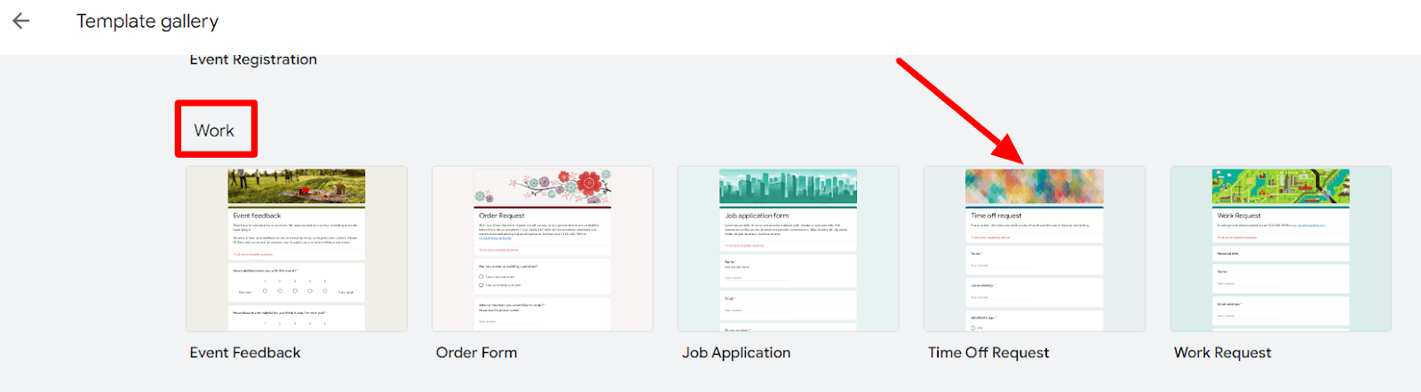 Image accompanying: Step 1: Start with a PTO request form template