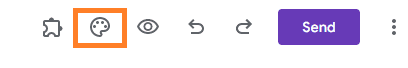 Image accompanying: Step 2: Click “Theme”