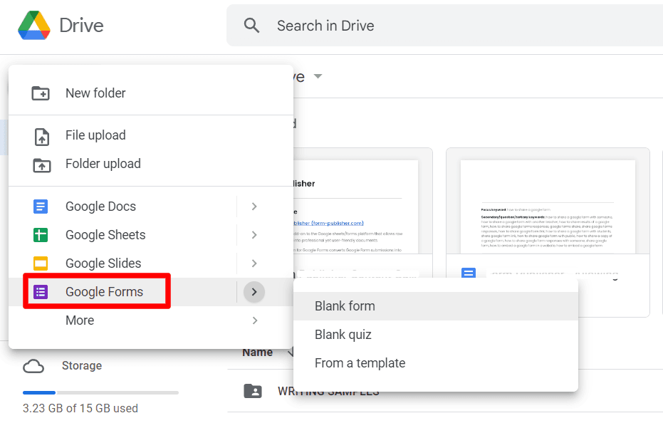 Image accompanying: Step 1: Go to the Google Form