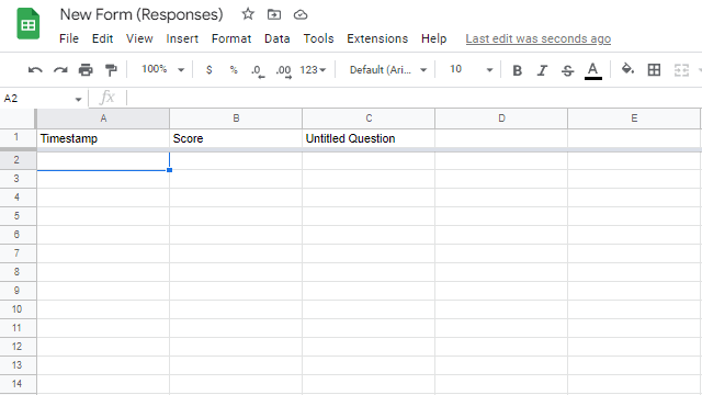 Image accompanying: Step 5: Test if the Google Forms to Google Sheets link is working