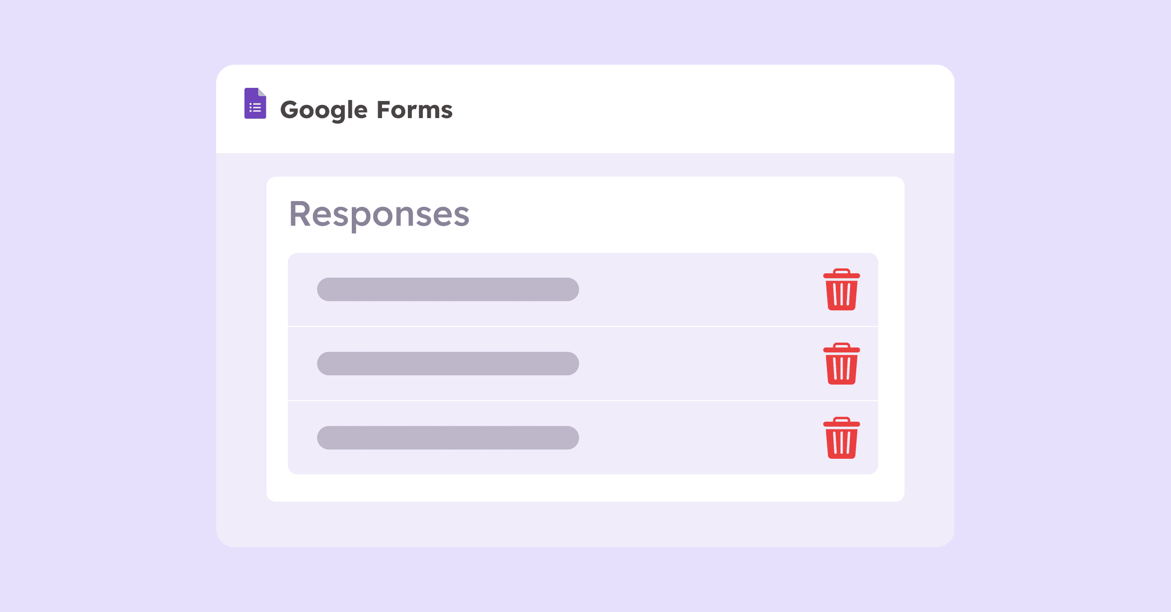 Image accompanying: How to Delete Responses on Google Forms