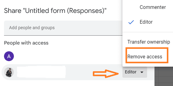 Image accompanying: You have to remove collaborators separately