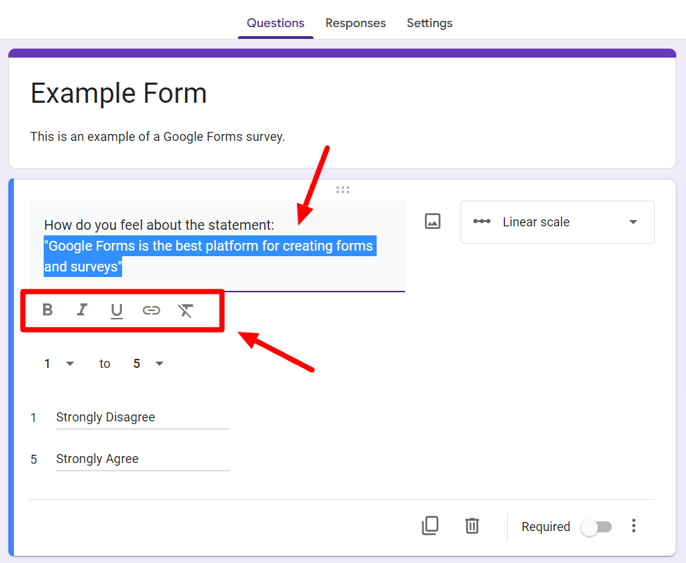 Image accompanying: Step 3: Highlight the text you want to italicize