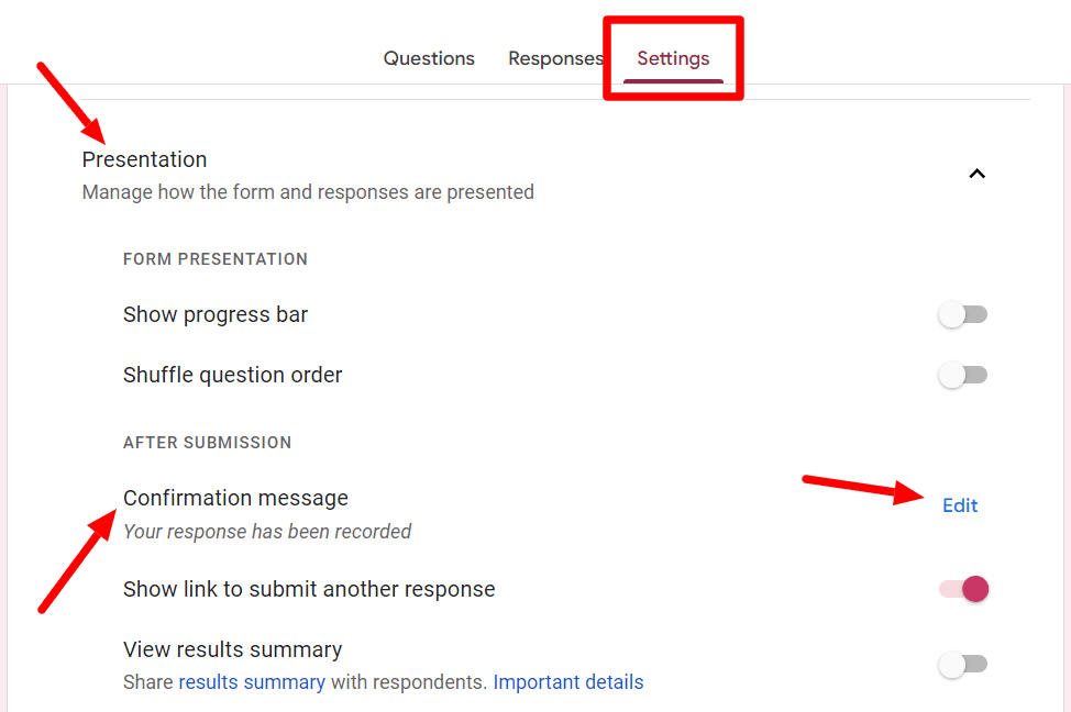 Image accompanying: Customize the event registration form confirmation message