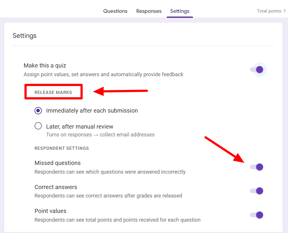Image accompanying: Step 1: Create a Google Form quiz