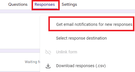 Image accompanying: Get email notifications when someone answers your Google Form survey