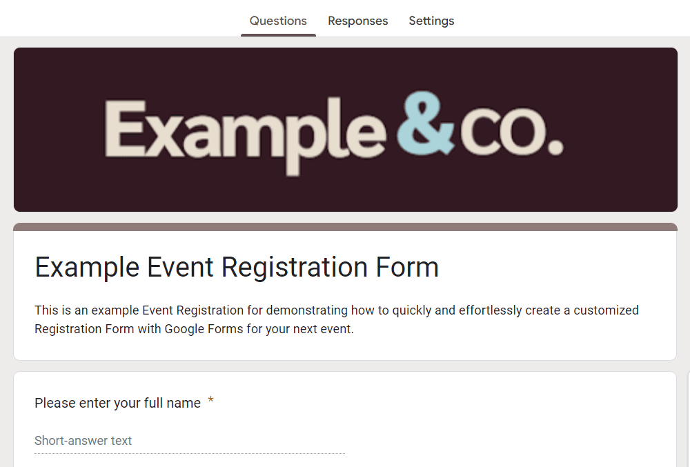 Image accompanying: Step 4: Customize the form’s theme