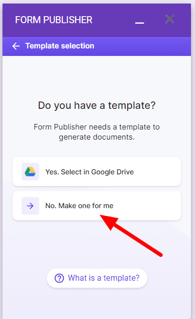Image accompanying: Step 3: Define your Form Publisher parameters