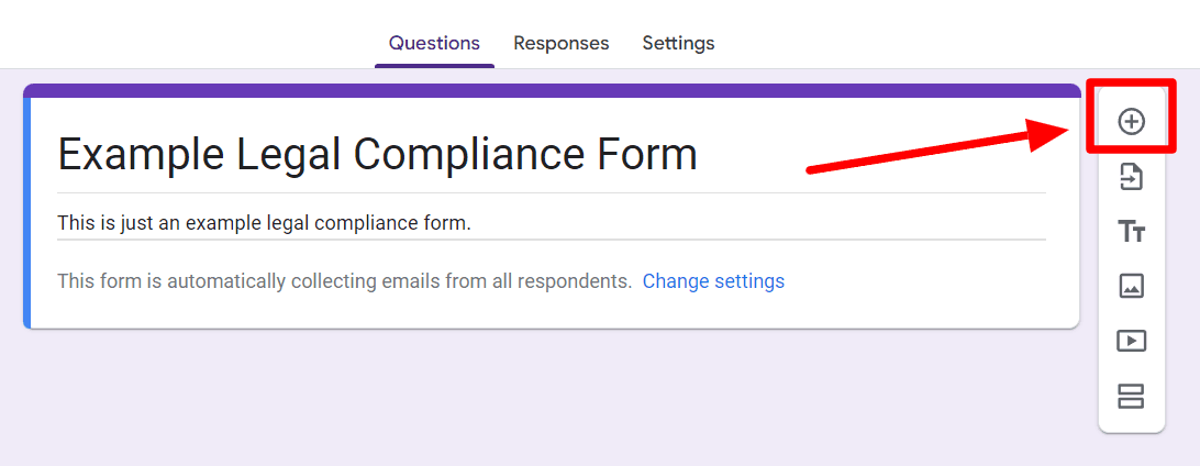 Image accompanying: Step 2: Create a form covering all items