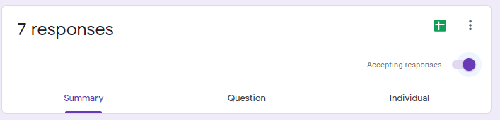 Image accompanying: Turning Off the Google Form Response Limit Feature