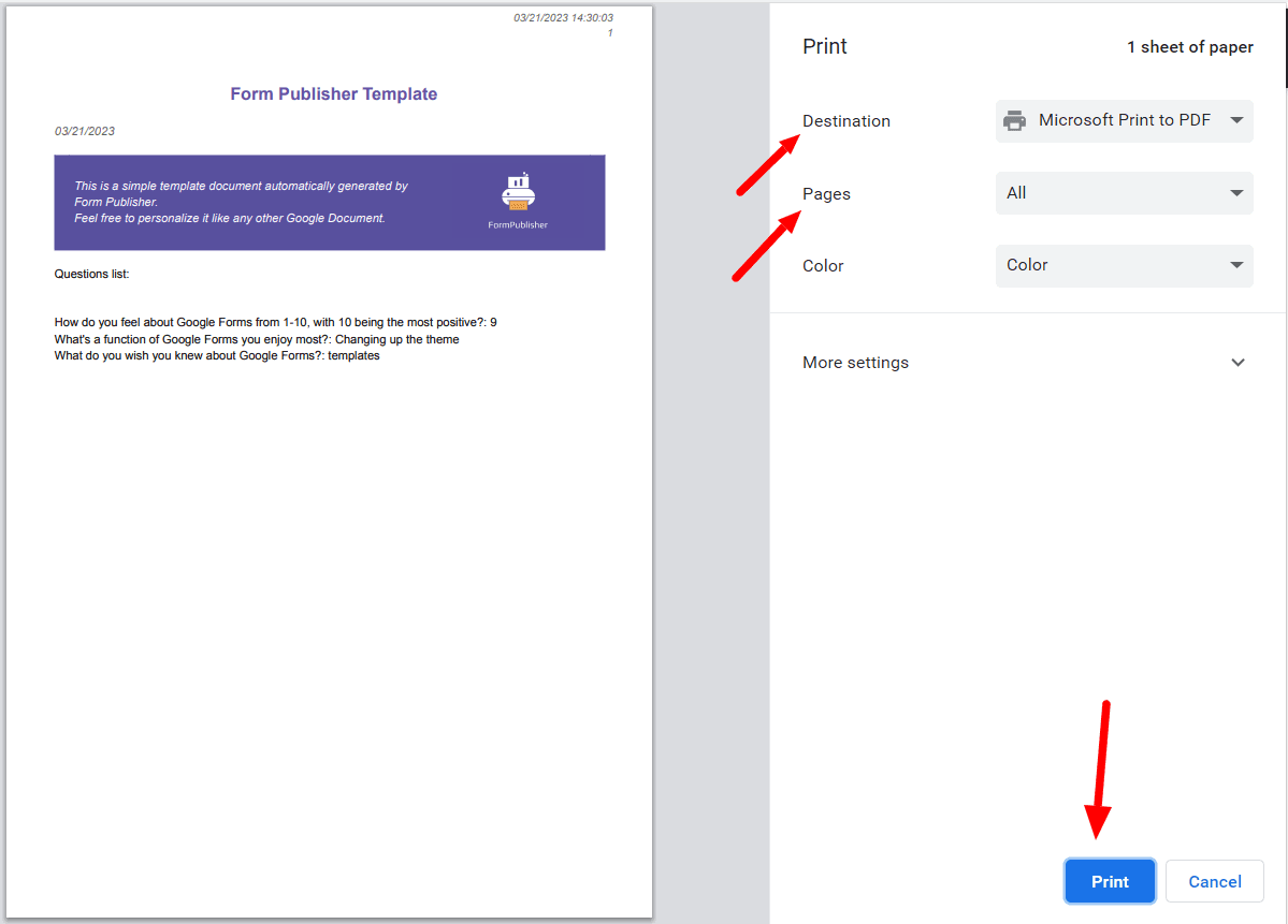 Image accompanying: How to print Google Forms responses with Form Publisher