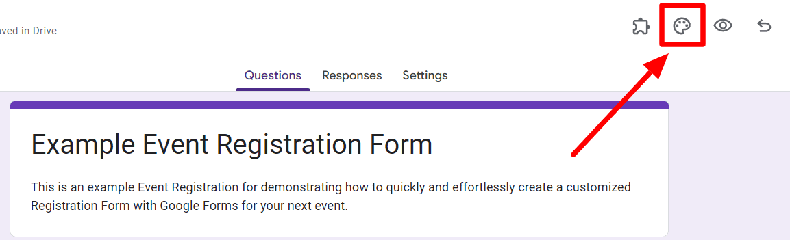 Image accompanying: Step 4: Customize the form’s theme