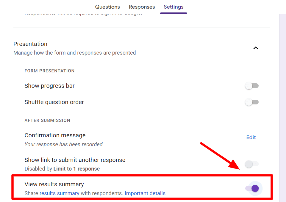 Image accompanying: Step 3: Set up the form settings