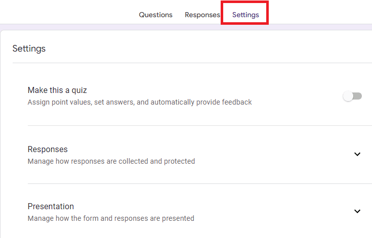 Image accompanying: Step 2: Go to Settings