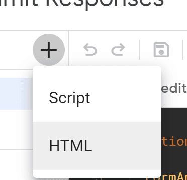 Image accompanying: Step 2: Creating the Card with the Google Apps Script in Forms