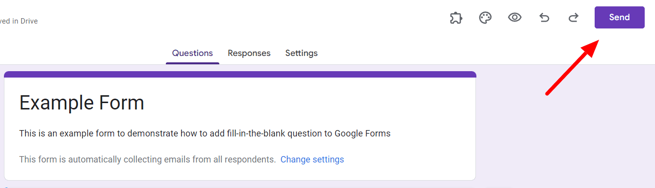 Image accompanying: Step 5: Start collecting responses!