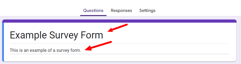 Image accompanying: Step 1: Create a new form in Google Forms