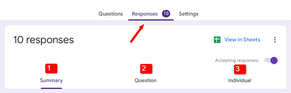 Image accompanying: Step 3: Choose to view your summary
